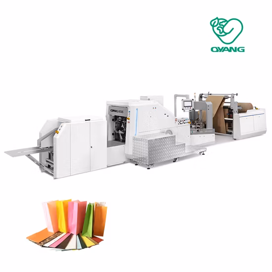 Overseas Engineering Team Technical Support 150PCS/Min-280PCS/Min Production Speed Paper Bag Making Machine