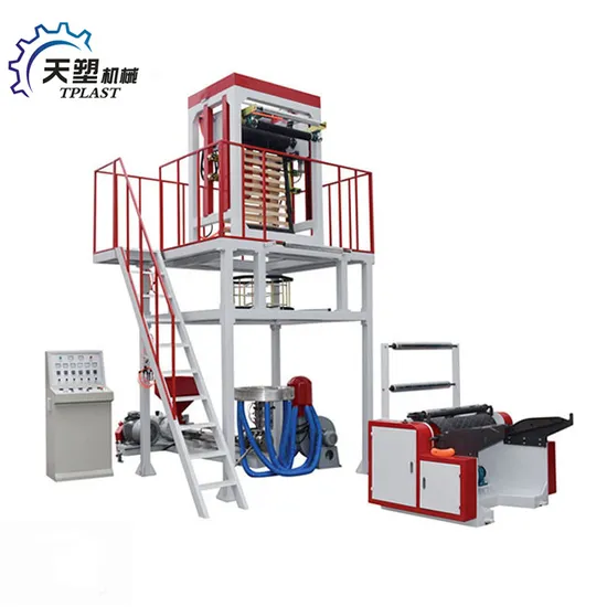 Biodegradable PLA Pbat Polyethylene Polythene PE HDPE Plastic Extruder Film Blowing Machine Price