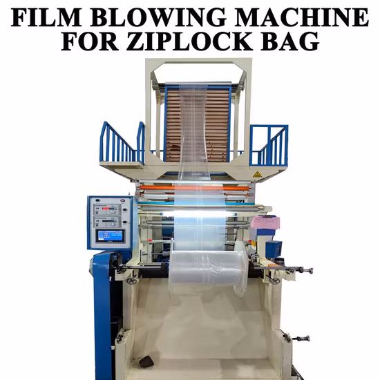 High Speed Full Automatic PE Poly Plastic Nylon Rubber Film Pbat PLA Biodegradable LDPE Layer Film Blowing Machine Blown Film Extruder Film Blown Machine