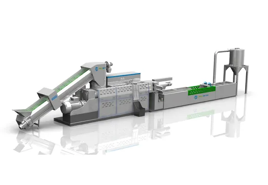 Переработка пластиковых отходов PE/PP/PS/EPS Сумка для покупок Пленка Чешуйчатая одношнековая одношнековая двухступенчатая машина для гранулирования пластика